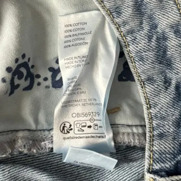 New Free People Come As You Are Denim Maxi Skirt in Medium Indigo Women's Size 2 - Picture 9 of 10